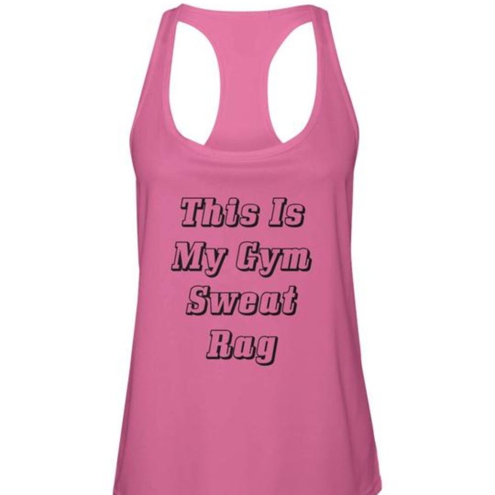 NEW Sweat Rag Woman's Razor Back Tank Top #256109